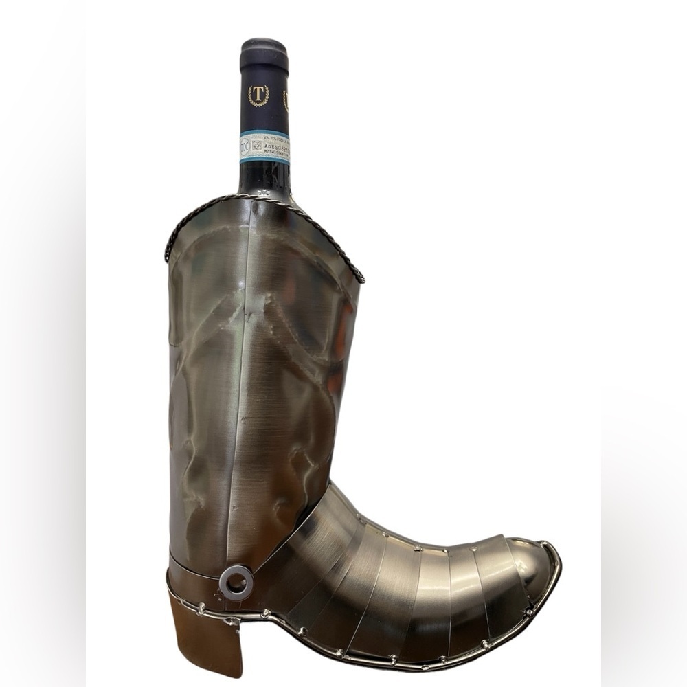 Cowboy Boot Metal Bottle Holder - NWT